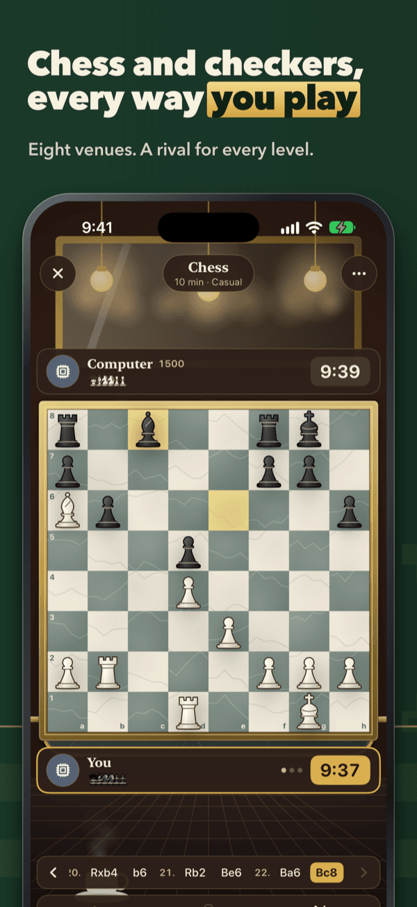 Chess Extreme: a game in the Grand Café