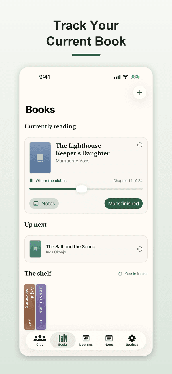 Well Read book screen